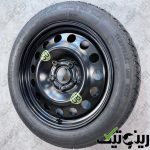 رینگ و لاستیک زاپاس فرغونی فولکس پاسات 17 اینچی