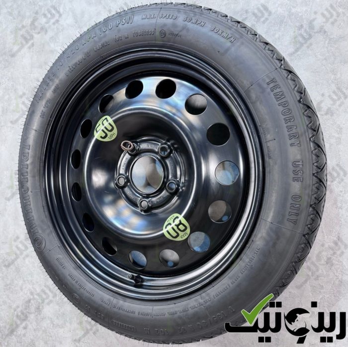 رینگ و لاستیک زاپاس فرغونی فولکس پاسات 17 اینچی