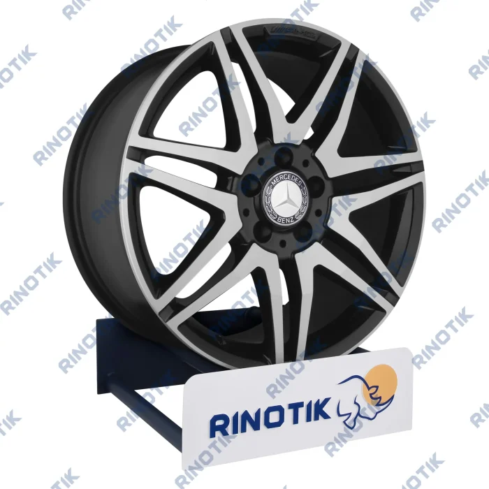 رینگ فابریک بنز +AMG رنگ رخ تراش مشکی