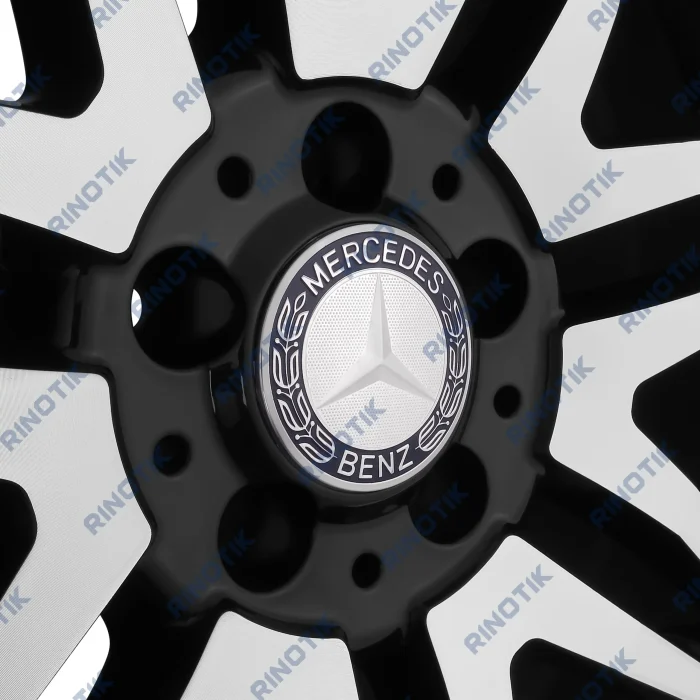 رینگ فابریک بنز +AMG رنگ رخ تراش مشکی