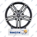 رینگ فابریک بنز E250 سایز 18 اینچی رنگ رخ تراش مشکی