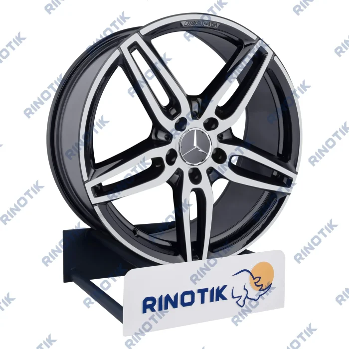 رینگ فابریک بنز E250 سایز 18 اینچی رنگ رخ تراش مشکی