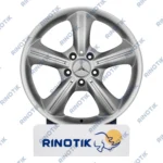 رینگ فابریک بنز SLK350 سایز 17 اینچی رنگ سیلور