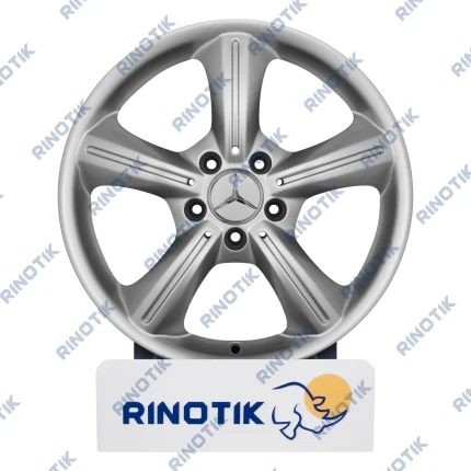 رینگ فابریک بنز SLK350 سایز 17 اینچی رنگ سیلور