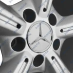 رینگ فابریک بنز SLK350 سایز 17 اینچی رنگ سیلور
