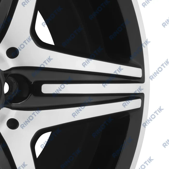 رینگ فابریک بنز CLA45 سایز 18 اینچی رنگ رخ تراش مشکی