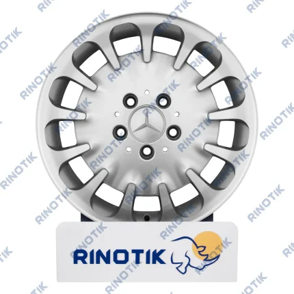 رینگ فابریک بنز E280 سایز 16 اینچی رنگ رخ تراش سیلور