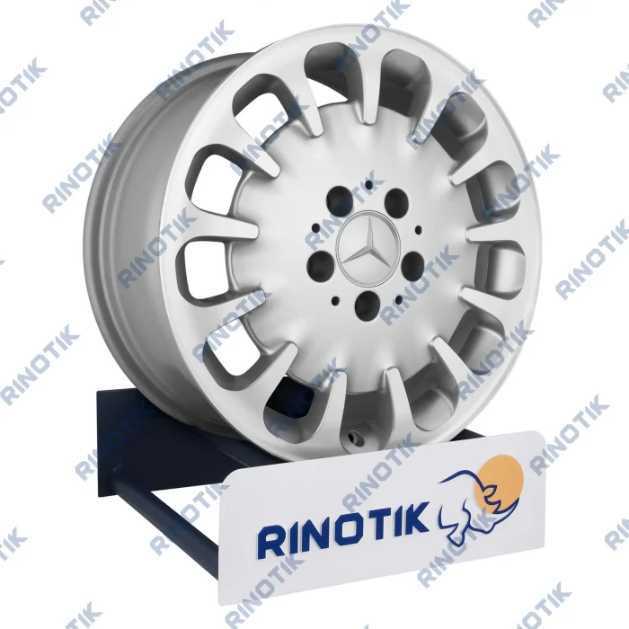 رینگ فابریک بنز E280 سایز 16 اینچی رنگ رخ تراش سیلور