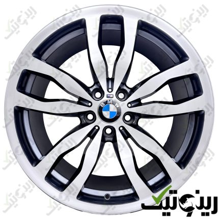 رینگ فابریک بی ام و X6 سایز 20 اینچی رنگ رخ تراش مشکی