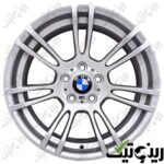 رینگ فابریک بی ام و M3 سایز 18 اینچی رنگ سیلور-E90/E92/E93