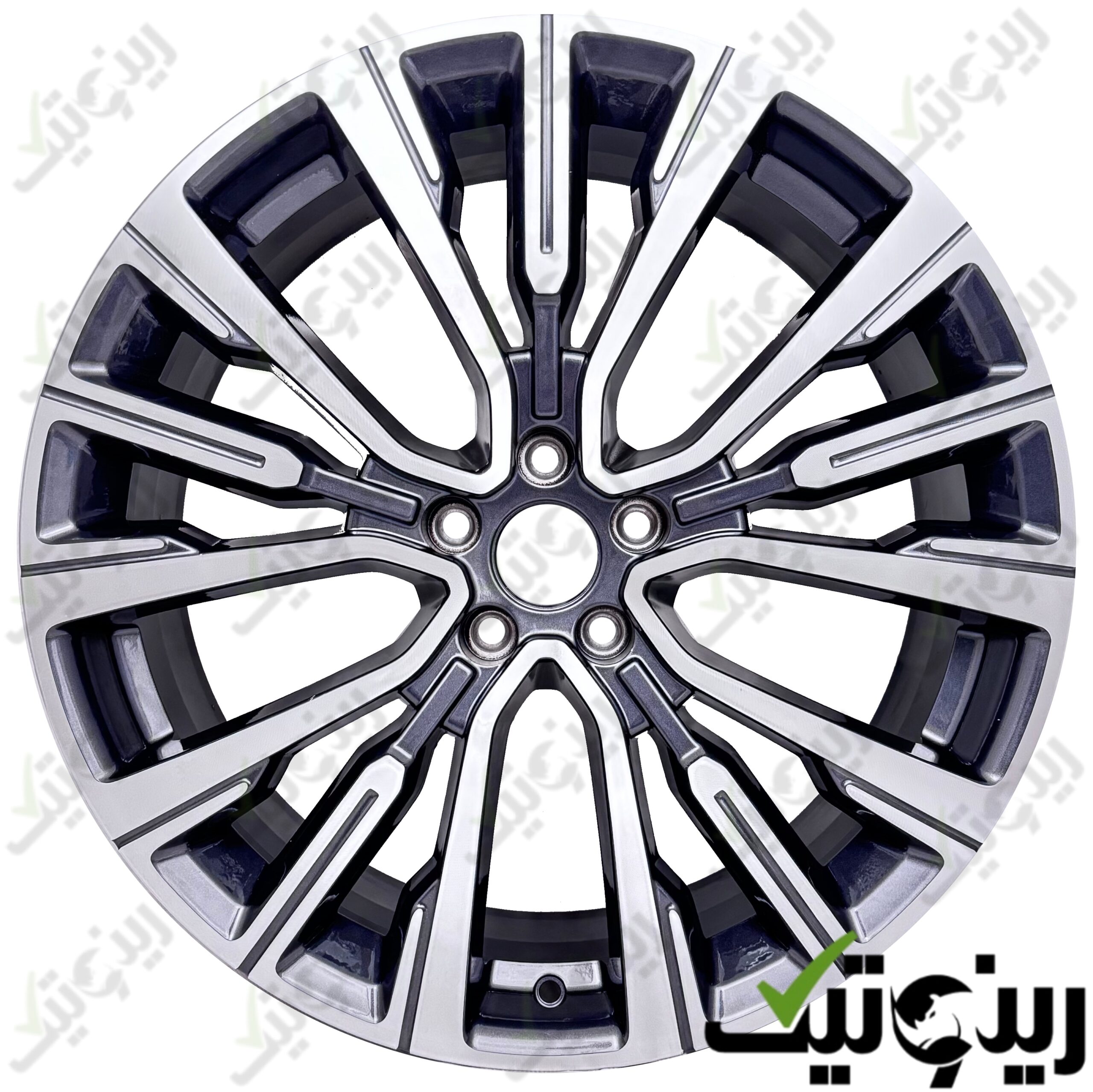 Made with LogoLicious Add Your Logo App رینگ فابریک اکستریم TXL سایز 20 اینچی رنگ رخ تراش مشکی - Image 1