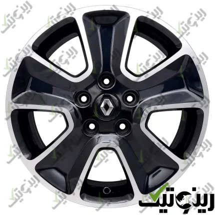 رینگ فابریک رنو داستر 16 اینچی رنگ رخ تراش مشکی