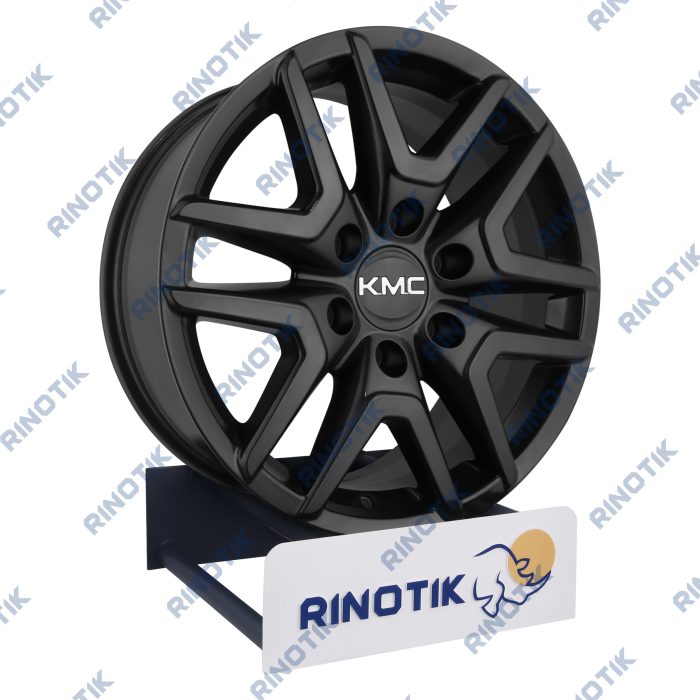 رینگ فابریک KMC T8 سایز 18 اینچی رنگ مشکی